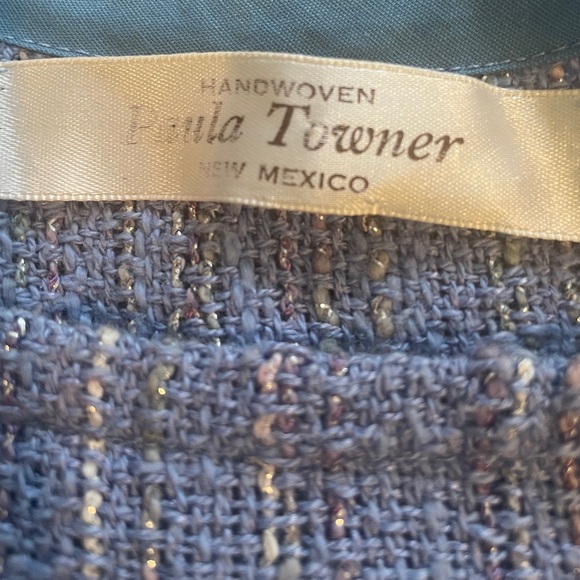 Beautiful handwoven lavender caftan style maxi dress-size s/m - Picture 10 of 13